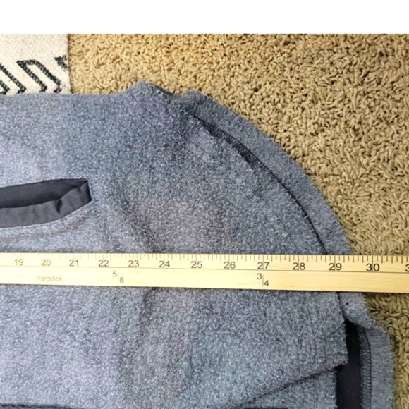 Free People Ruby Gray Fleece Jacket Shacket, sz Small - Picture 13 of 15